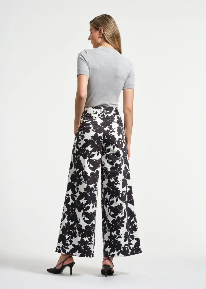 Belted Palazzo Pants - Clothing