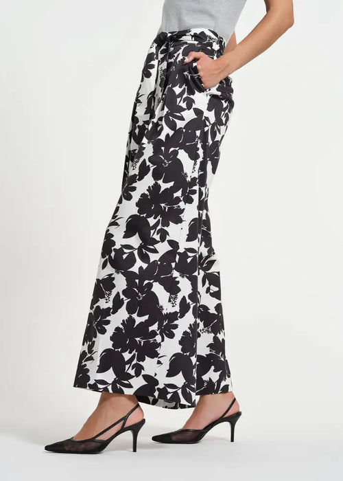 Belted Palazzo Pants - Clothing