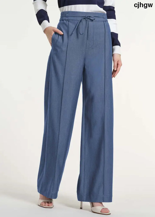 Chambray Pull On Pants - Denim / XS - Clothing