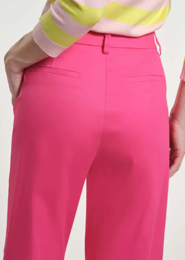 Cotton Sateen Trouser - Clothing