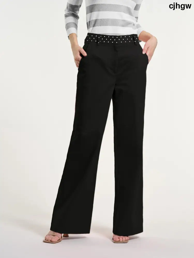Cotton Sateen Trouser - Clothing