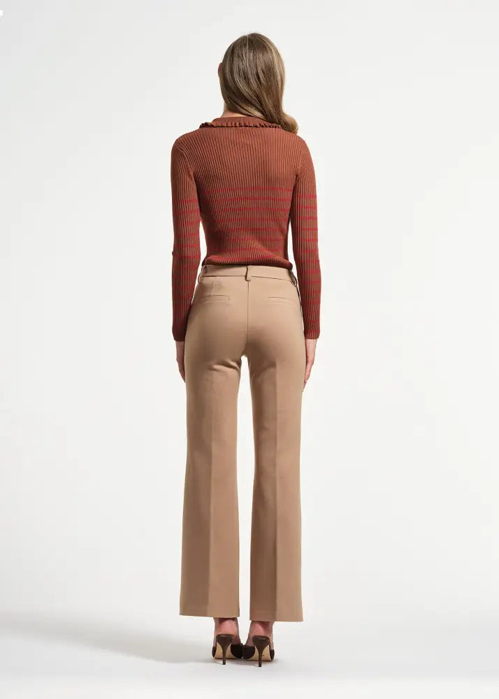 Ponte Flare Pant - Clothing