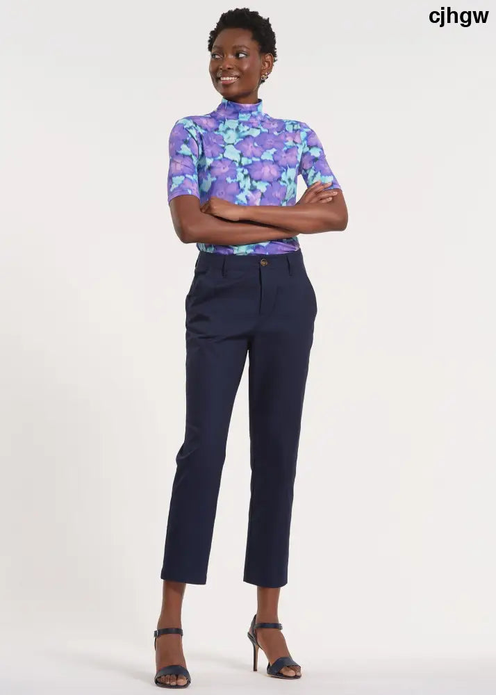 Slim Leg Pants - Navy / 2 - Clothing