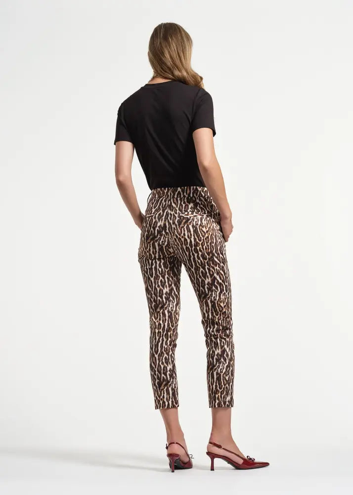 Slim Sateen Ankle Pant - Clothing